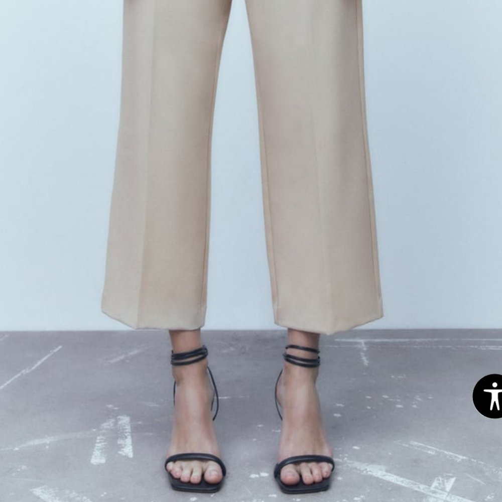ZARA Culottes - Cotton Trousers in US Size Small or Aust 8-10 - Picture 8 of 8